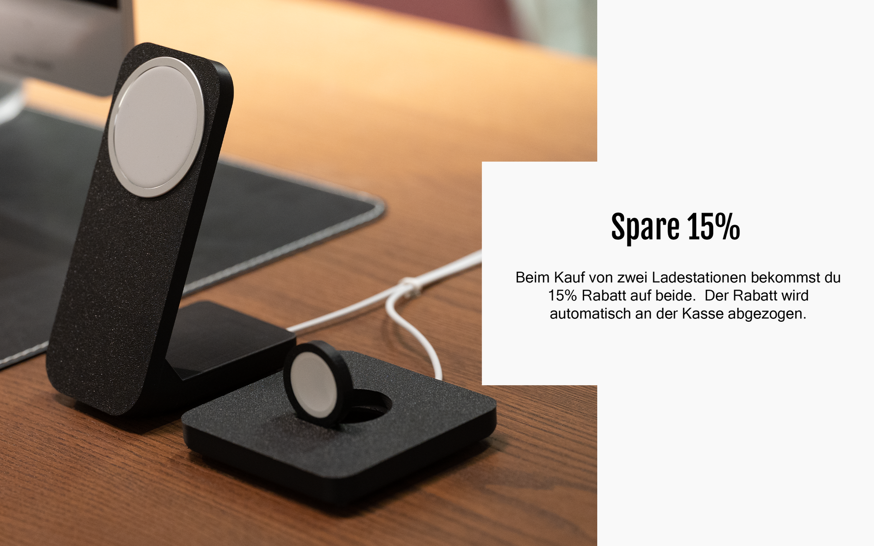 Mono - Ladestation für iPhone & Airpods