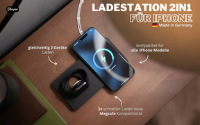 Duo - 2 in 1 Ladestation für iPhone & Apple Watch